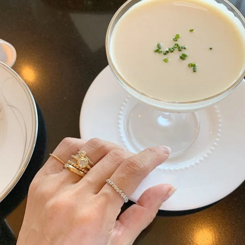 N°8 K18YG kotama eternity ring 00
